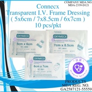 Connecx Transparent I.V. Frame Dressing, 10 pcs/pkt (5x6cm/7x8.5cm/6x7cm)