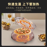 110V Volt Multifunctional Pizza Stove Electric Cake Pan Household Timing Temperature Adjustment Pizz