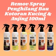 REMOV Spray to Eliminate Dirt Odor Cage/ 250Ml Pet Urine Remover Pet Enzyme Cleaner