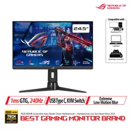 ROG Strix XG259CM Gaming Monitor – 24.5 inch 1920x1080, 240Hz (Above 144Hz), 1ms (GTG), Fast IPS, Extreme Low Motion Blur Sync, USB Type-C, 120% sRGB, G-Sync compatible*, KVM support, tripod socket