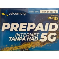 CelcomDigi Prepaid Sim Card  “Easy to Remember” 014-5698876