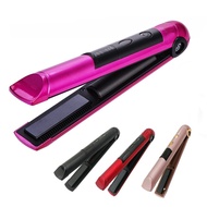 【CC】 USB Rechargeable Hair Curling Iron 2 IN 1 Twist   amp; Curler Flat Styler Styling