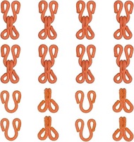 YELARXI Sewing Hooks and Eyes, 23mm Covered Hook Eye Sewing Closure Fasteners Sew on Snaps Fit for B