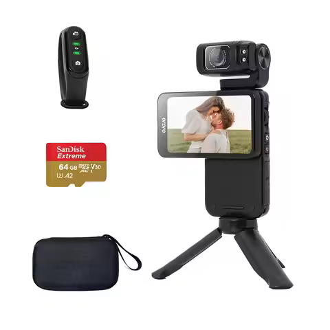 ORDRO M3 5K 4K Pocket Action Camera Camcorder Full Kit 2-Axis Gimbal Stabilization IR Night Vision f