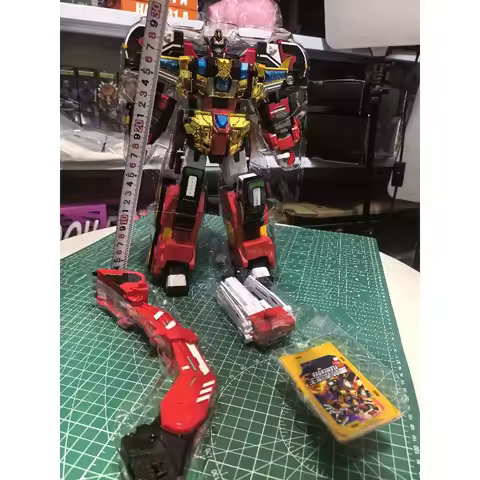 Rebuild the Red Soul King, multiple form-shifting robots, genuine high-quality product