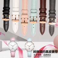 Genuine Leather Strap Suitable for Fossil ES4529 ES4534 Casio LTP-1094Q/1095Q Female Watch Student