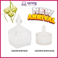 Doorgift Murah Bekas Kaca Doorgift VIP Bekas Kuih Raya Doorgift Kahwin Cenderahati Borong Murah