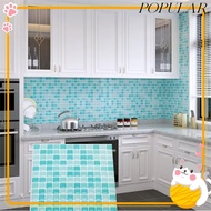 POPULAR 1pcs Self-Adhesive Tile Sticker, DIY Self-adhesive Mosaic Tile Sticker,   Design Waterproof 