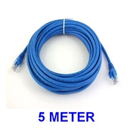 5M CAT5 RJ45 Ethernet cable Lan cable Internet network cable outdoor available blue
