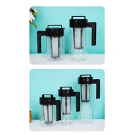 Large Capacity Cold Brew Coffee Pot Cold Tea Pot with Filter Household Plastic Ice Coffee Pot