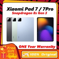 Xiaomi Pad 7 Snapdragon 7+ Gen 3 Xiaomi Pad 7 Pro Snapdragon 8s Gen 3  11.2" 144Hz | 8850mAh 67W Pad