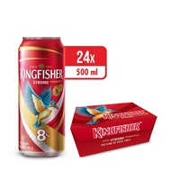Kingfisher Beer 8% 500ml - 24 cans