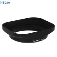 Haoge LH-X35 Square Metal Lens Hood Shade for Fuji Fujifilm XF 35mm f2 R WR and XF 23mm f2 R WR lens