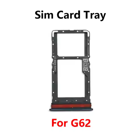 For Motorola Moto G62 Sim Card Slot Tray Holder Sim Card Reader Socket Replacement Parts