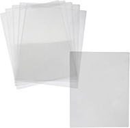 KRISMYA 6 Pack Clear Document Protectors, 8.5 x 11 inches Rigid Print Protectors Hard Plastic Sleeve