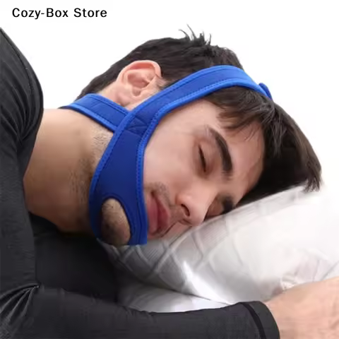 [ZY]1Pcs Anti Apnea Jaw Solution Sleep Support Apnea Belt Neoprene Anti Snore Stop Snoring Chin Stra