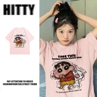 HITTYbaju tshirt perempuan tshirt woman tshirt oversize korean style woman baju wanita baggy shirt w