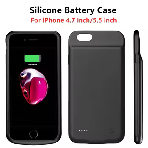 Powerbank Cover For iPhone 6 6s 7 8 Plus External Battery Charger Cases Power Bank Cover For iPhone