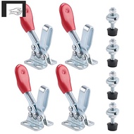 4Pcs Quick Release Toggle Clamp GH-201 Antislip Horizontal 59Lbs Holding Capacity for Machine Operat
