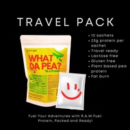 Halal / Premium Pea Protein Isolate (Choco) 300g / 10 sachets / Travel Pack / Vegan Protein/ Plant P