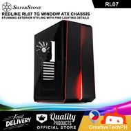 SilverStone CPU CASE  Redline RL07 TG Window ATX Chassis - Black Tower Case