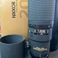 95% Nikon AF 200mm f4 D Micro 200 4