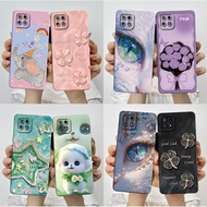 For OPPO A73 5G Case OPPO A72 5G Cover Shockproof Bumper Aesthetic Pretty Butterfly Flowers Soft Sil