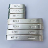 Investment Silver Bar Raw Material AG999 Pure Silver Silver Brick Silver Bar Source Collection Silve