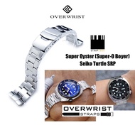 สายนาฬิกา strapcode super oyster (super-o boyer) for seiko turtle srp 773,775,777,779, 787,789