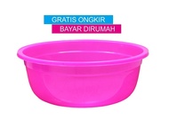 3Pcs Baskom Sap 12 Bulat Kecil Plastik / Besek Plastik / Wakul