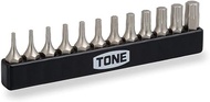 Tone Torx Plus Bit Set, BTIP12S, Bit Insertion, 12 Pieces