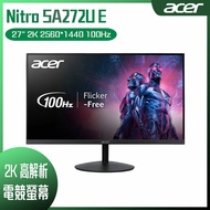 【10週年慶10%回饋】ACER 宏碁 Nitro SA272U E 護眼抗閃螢幕 (27型/2K/HDMI/DP/IPS)