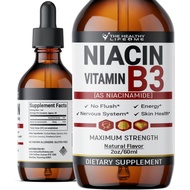 The Healthy Life 4 ME Vitamin B3 Niacinamide Liquid | 20mg Serving 60 Days Supply | Vitamin B Liquid