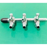 3-way nickel faucet 3-hole aerator air faucet/