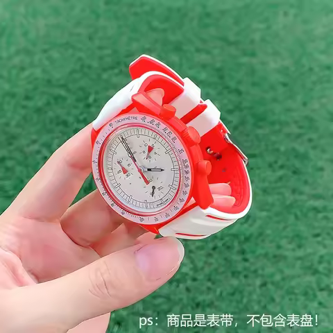 Silicone Watch band for Omega X Swatch joint Blancpain X Swatch Series Quick release Strap 20mm Watc