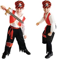 ชุดโจรสลัด สำหรับเด็ก ชุดแฟนซี พรอพ ฮาโลวีน Pirate Boy Costume for Kid