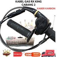 Gas spontan rx king domino kabel karbon cabang 2