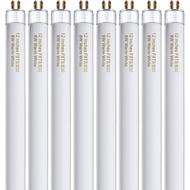 8 Pack F8T5/WW Fluorescent Bulbs Warm White, 12 inch Under Cabinet Light Bulb, T5 8 Watt Fluorescent