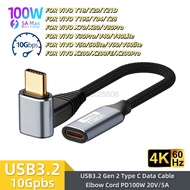 5A PD 100W USB C 3.1 Gen2 10Gbps Extension Cable LIKAIYUE Type C to C QC4.0 3.0 Fast Charging Cable 