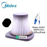 High Quality Replacement Midea SC861 HEPA Filter Per Pack 5Pcs
