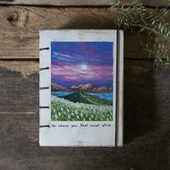 Enjoy the view with you. Notebook Handmade notebook Diary 筆記本 journal
