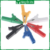 WIN 6 Pcs 6 Colors 55mm for Crocodile Alligator Clip For 4mm Male Banana Plug Connec