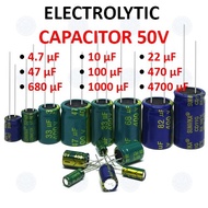 50V 4.5uF ~ 4700uF Aluminum Lead Electrolytic Capacitor High Frequency Low Impedance SUNVIKA