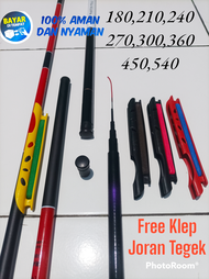 COD JORAN TEGEK MURAH  FIBER COMPOSITE CARBON FREE KLEP/GULUNGAN SENAR JORAN TEGEK 180 210 240 270 3