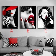 Canvas Painting with frame Sexy beauty hanging painting body art wall mural