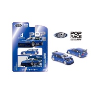 POPRACE 1/64 DIecast Model Car - Honda Civic EG6 V1.5 Pandem Metallic Blue (PR640127)