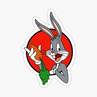 Bugs Bunny Cartoon Stickers