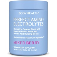 BodyHealth PerfectAmino Electrolytes Powder No Sugar, Keto Sugar Free Fasting Electrolytes Drink Mix
