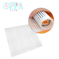 OPPA LIVING - Plastic Sushi Maker Roll - 1 Pcs White/ Roller Mat Sushi Gimbap Kimbap Onigiri Bento N