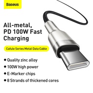 Baseus QC 4.0 PD 100W USB C to TypeC Fast Charging Cable for MacBook Laptop Huawei Xiaomi Samsung